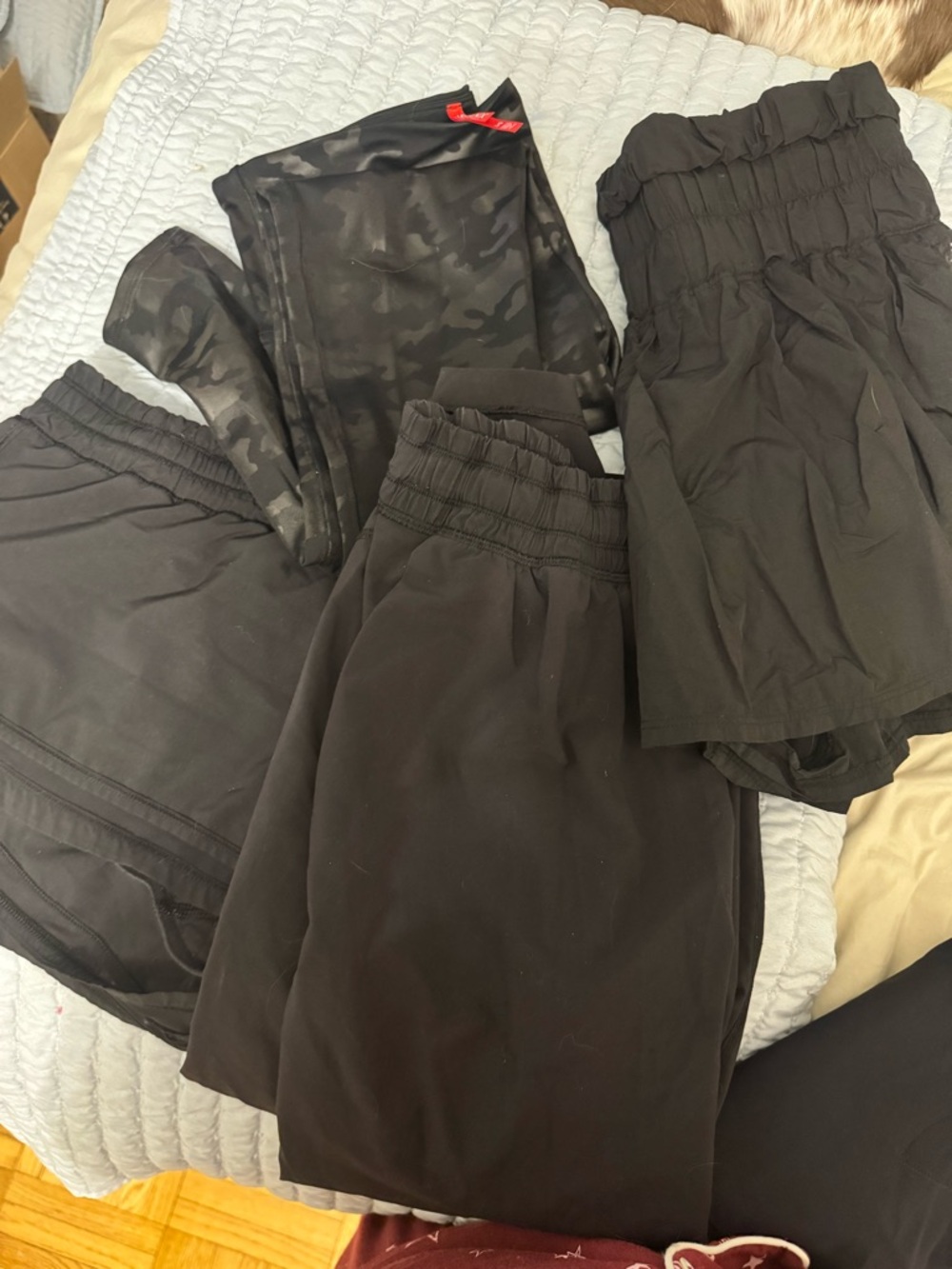 4 Piece Lulu, Fp Movement, & Spanx Workout Bottom Bundle